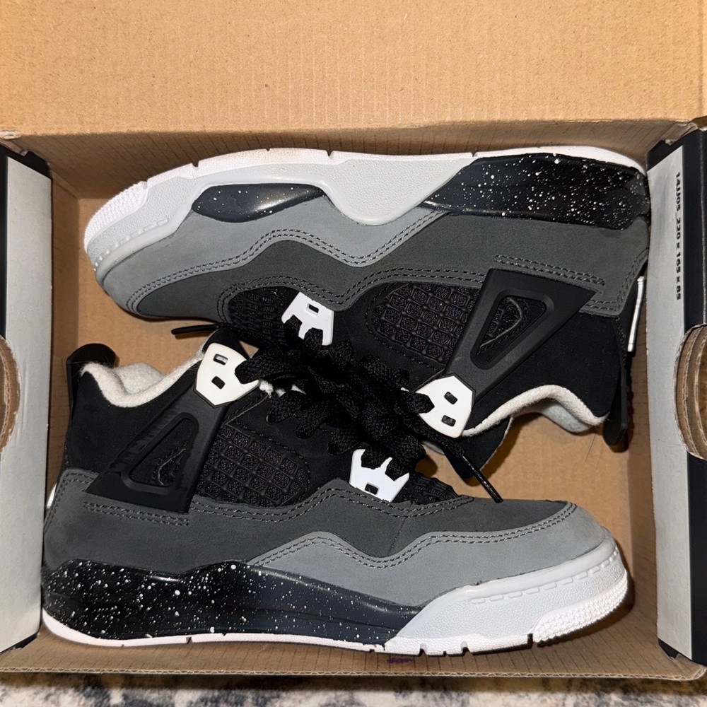 Jordan Kids Sneakers Black and Gray